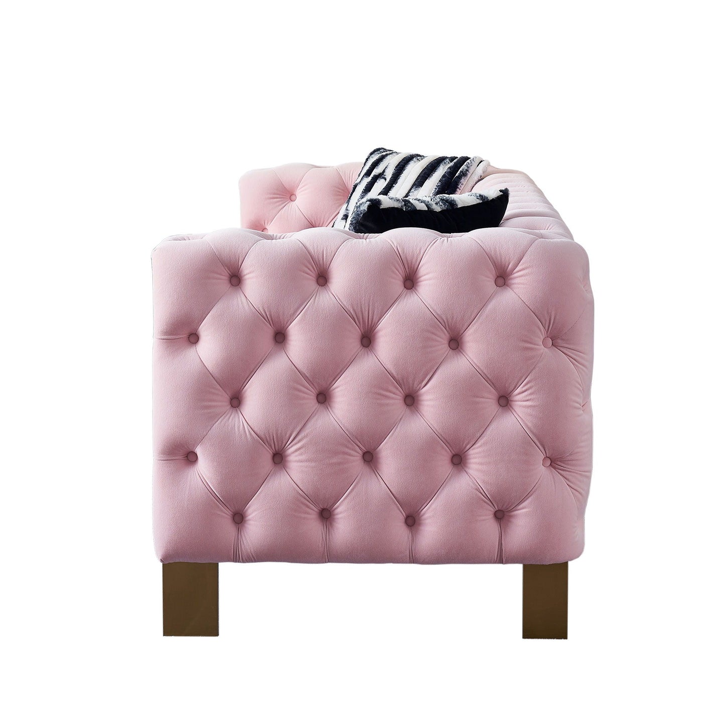 Chesterfield - Modern Tufted Living Room Sofa, 84.25''W Couch
