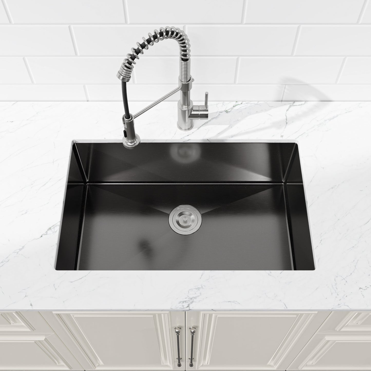 Stainless Steel Kitchen Sink 30"x19" Single Bowl Undermount