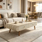 Coffee Table with Veneered Faux Marble Tabletop
