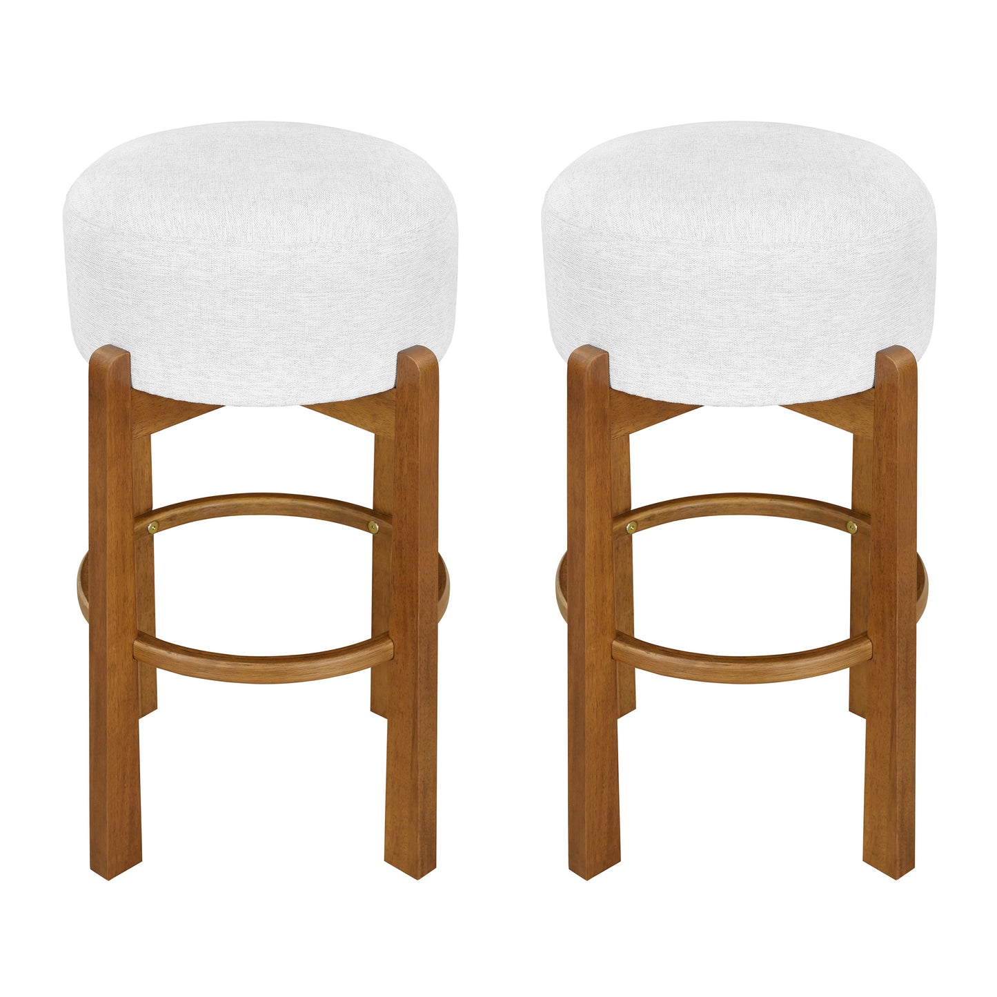 Vera Indoor Wooden Upholstered Barstool