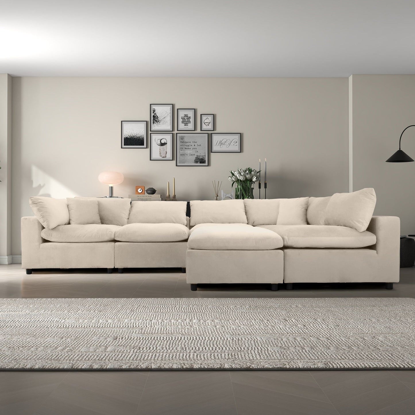 Hayward - Modular Sectional Sofa - Ivory