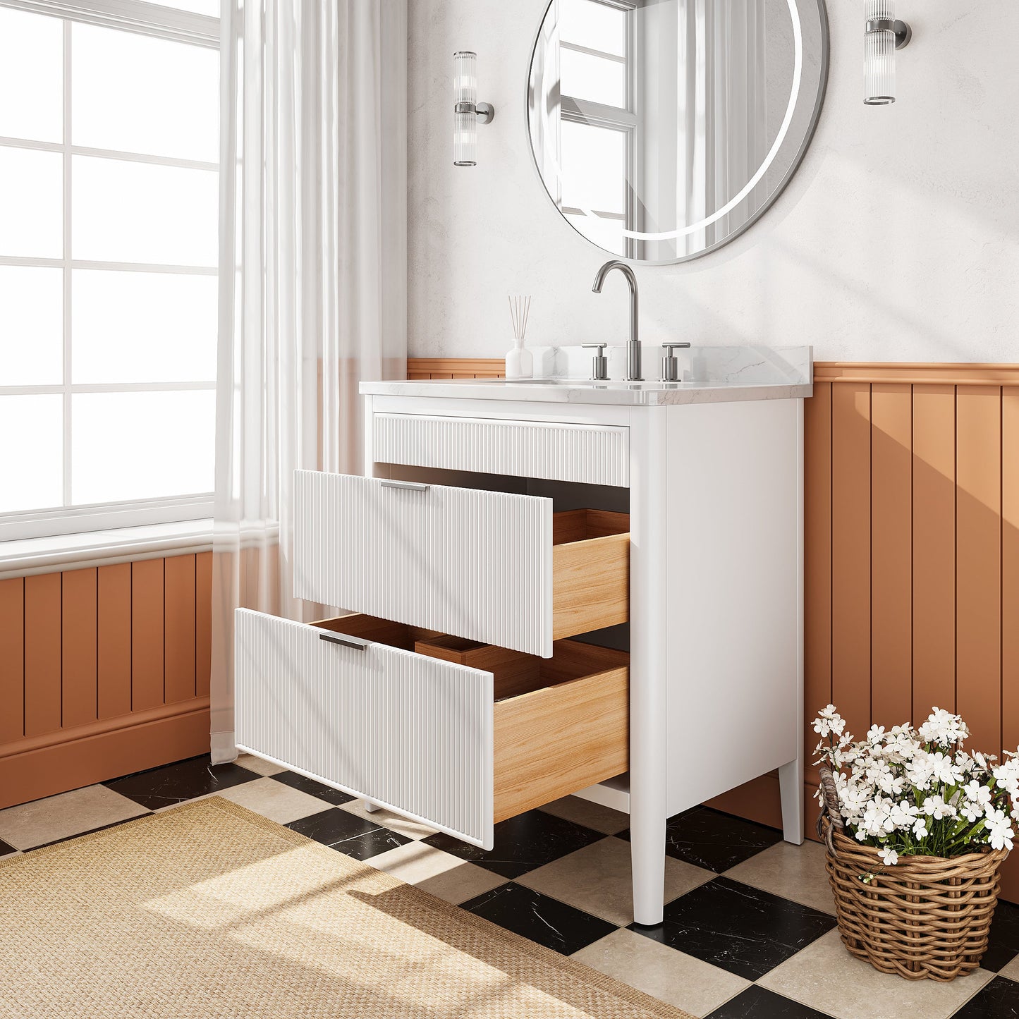 Fully Assembled 30'' Bathroom Vanity