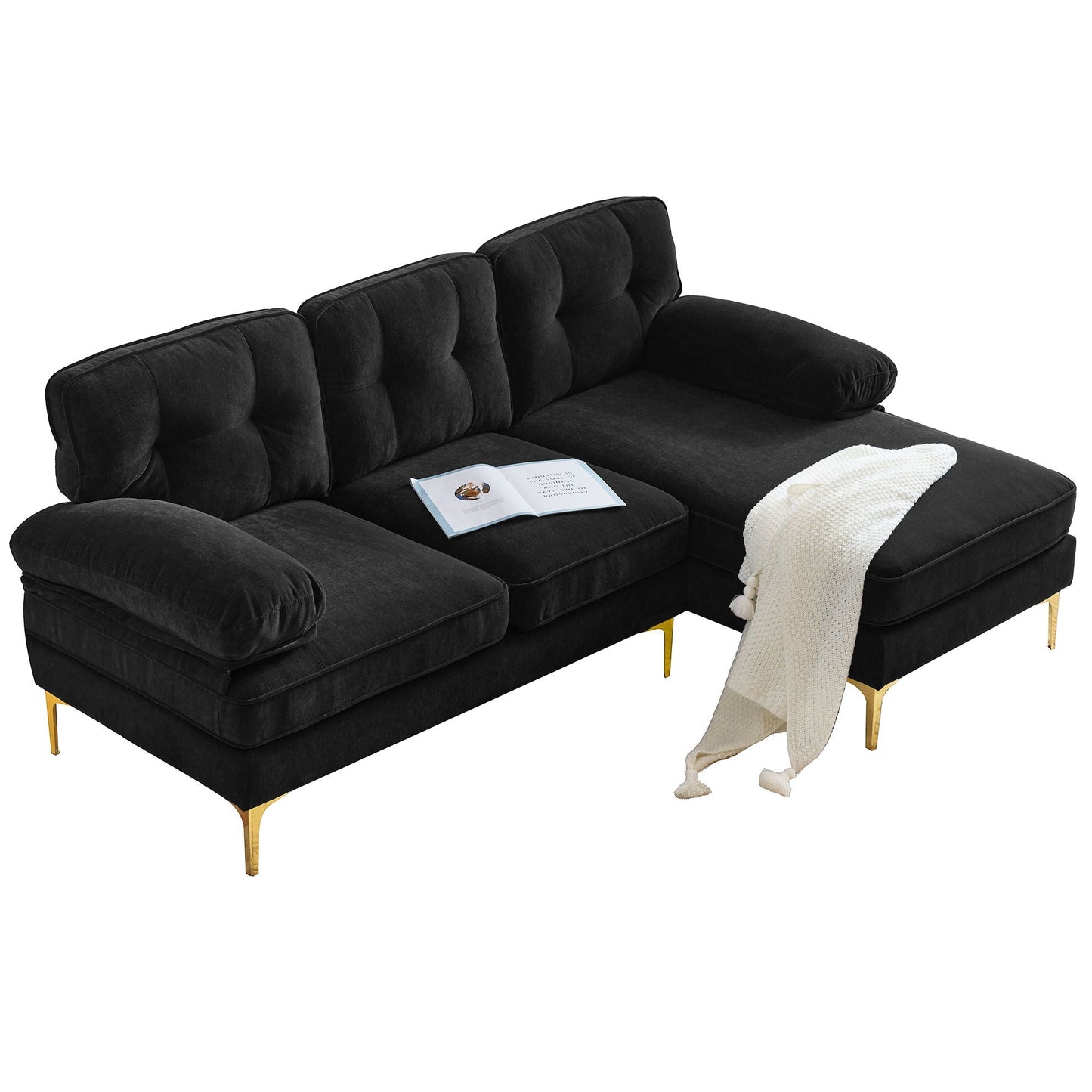 Modern L Shaped Sectional Sofa For Living Room