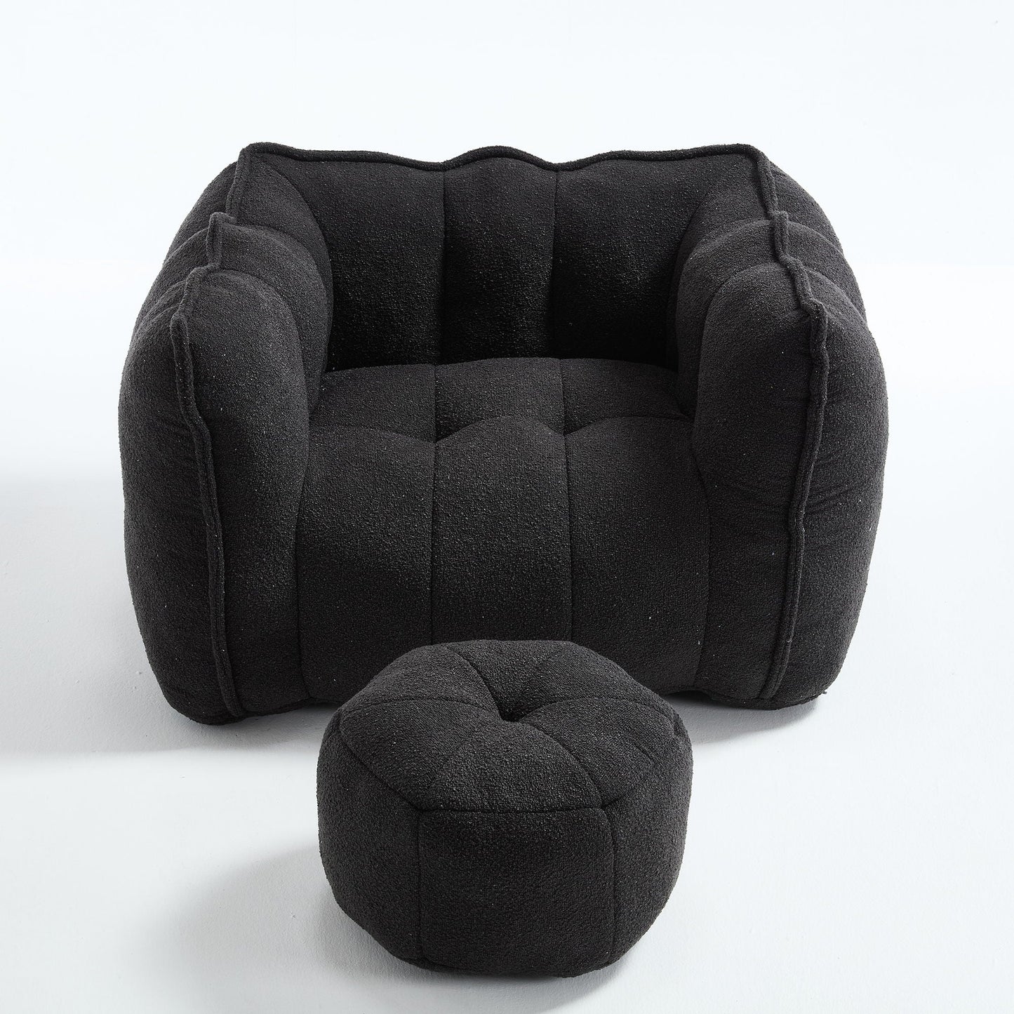 Soft Bean Bag Chair With High Resilient Foam