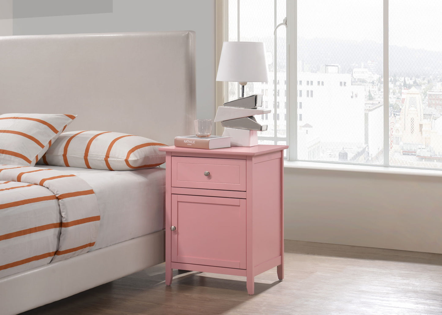 1 Drawer / 1 Door Nightstand