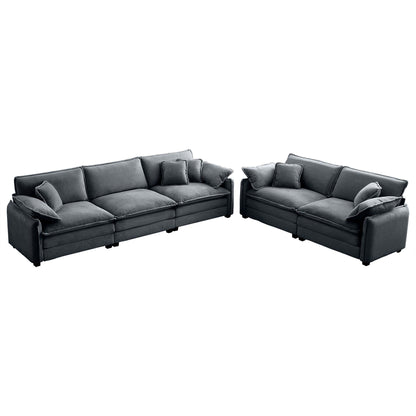 Family Sofa Set - Deep Seat Sofa for Home Cinema and Living Room