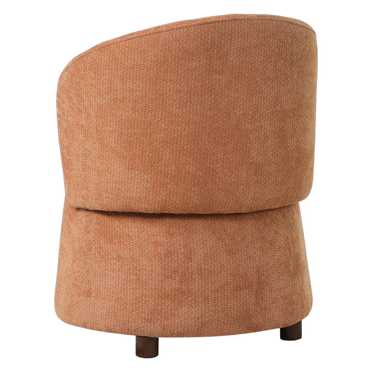 Orange Pet Friendly Chair with Hidden Pet Nook, Convertible Stool, and Storage Seat