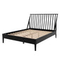 Bohemian Platform Bed With Tall Headboard