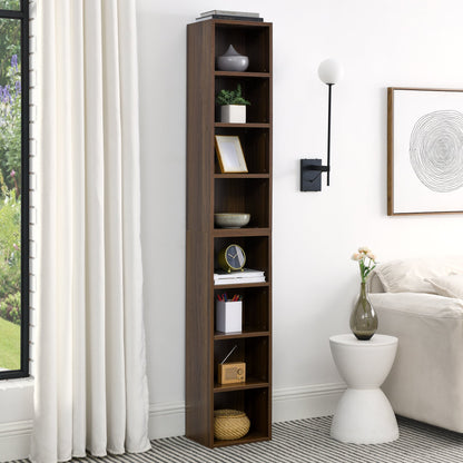8-Tier Media Tower Rack