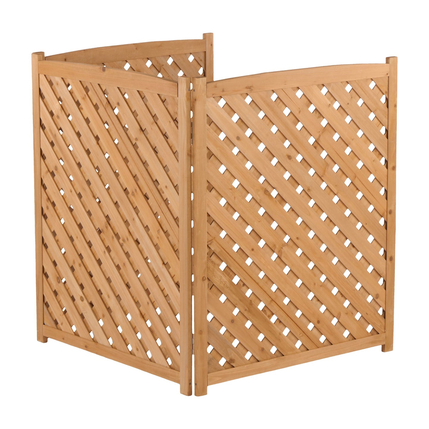 Outdoor 3 Panel Air Conditioner Fence Screen