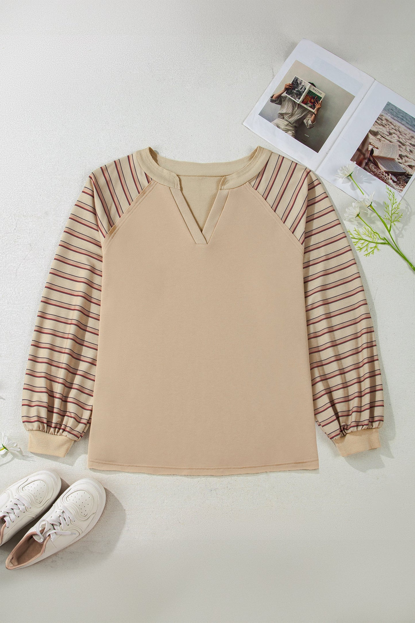 Iris Notched Raw Edge PLUS Jumper
