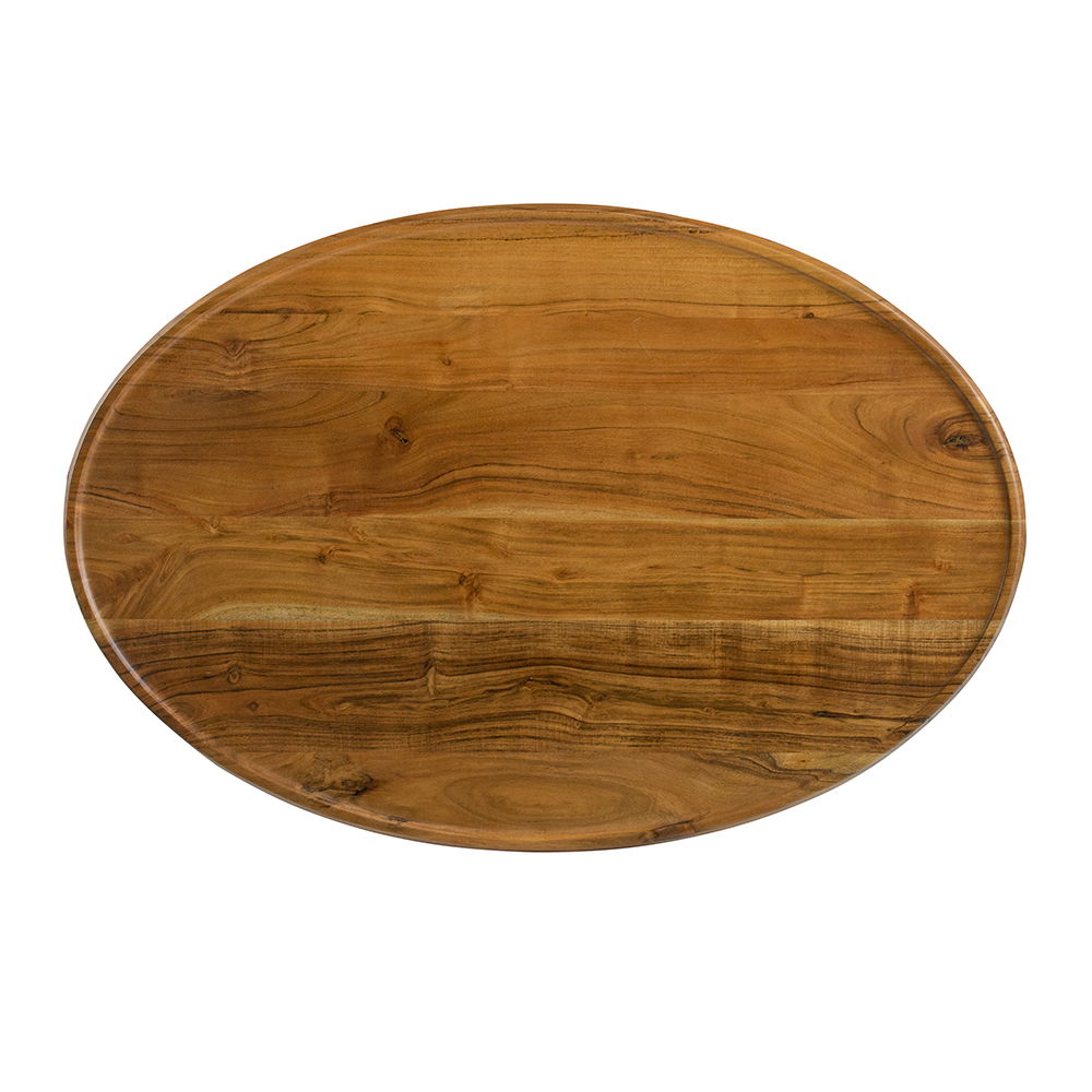 Oval Coffee Table - Brown
