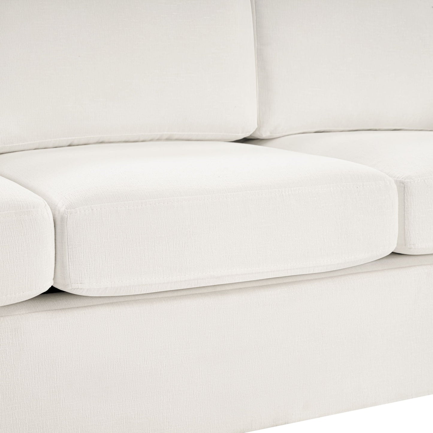 Modern 3 Seater Sofa With Curved Backrest
