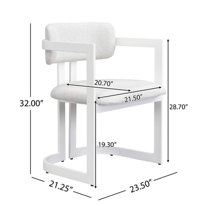 Upholstered Dining Armchairs (Set of 2)