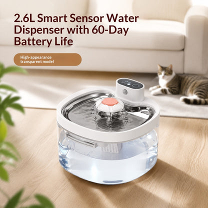 Smart Circulating Filtered Pet Water Fountain