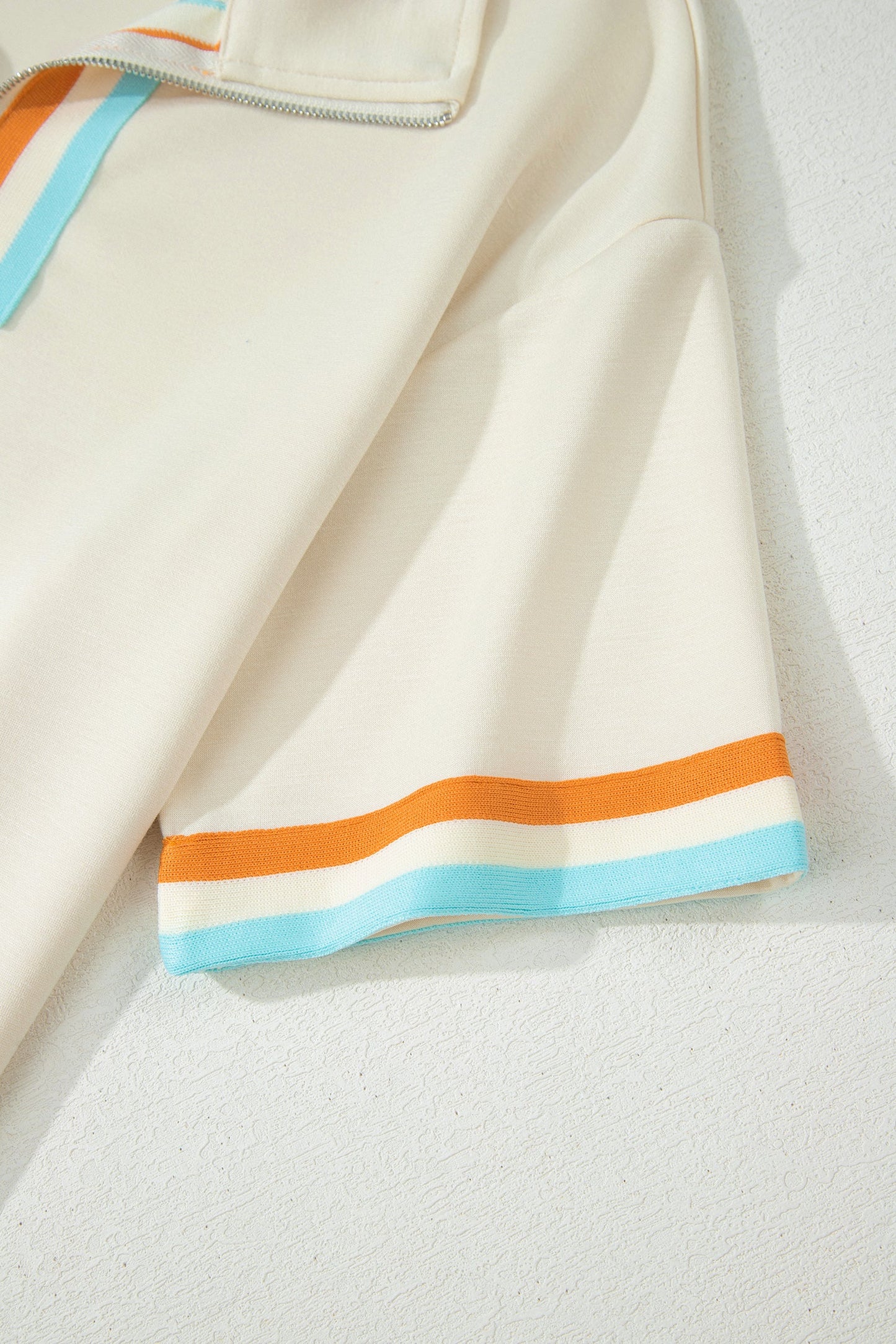 Ocean Half Zip Polo Tee Set