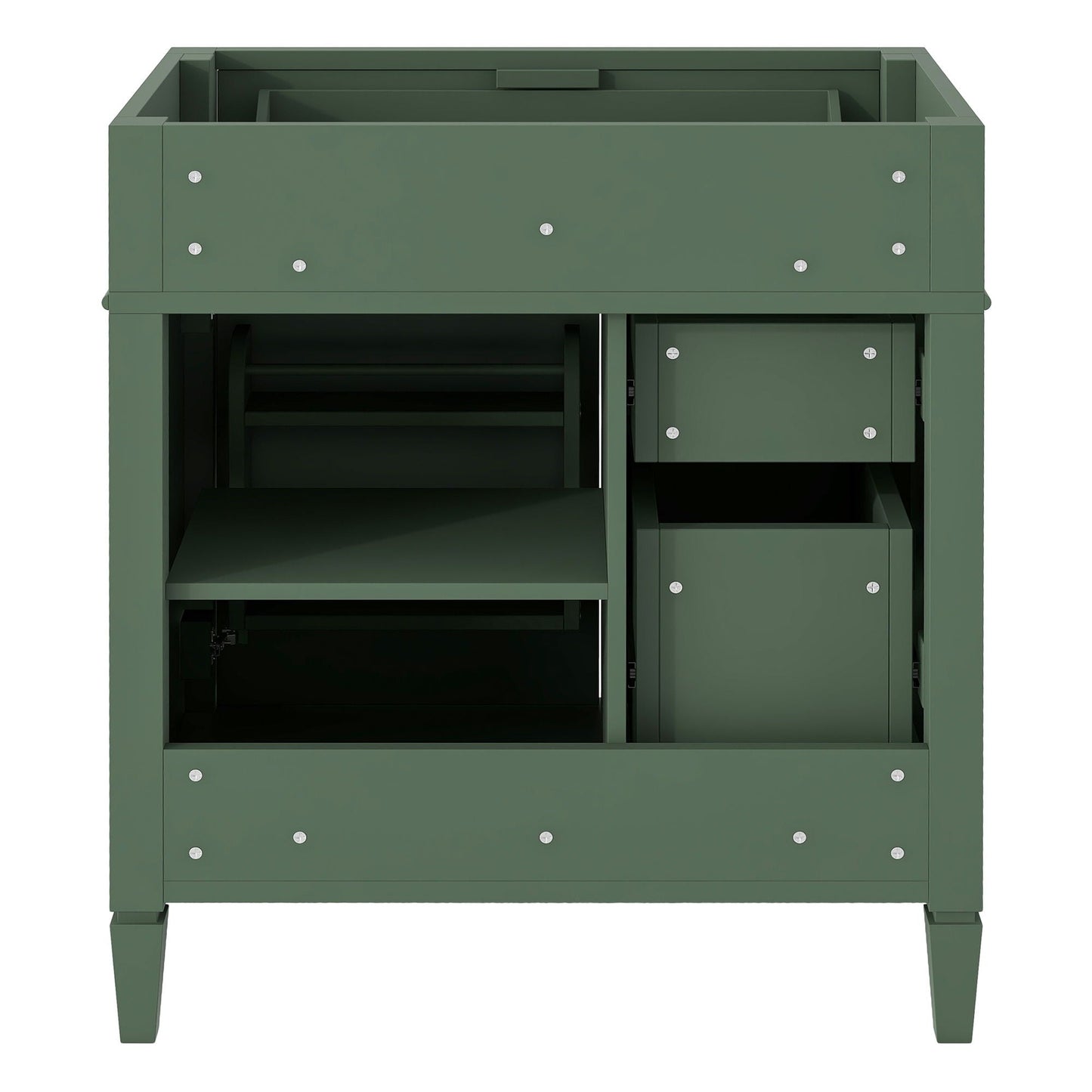 Bathroom Vanity With 2 Drawers And Tip-Out Drawer, Storage Cabinet