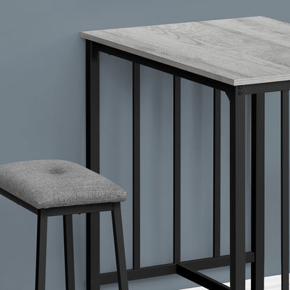 3 Pieces Dining Set, Counter Height, Rectangular, Small, Contemporary & Modern