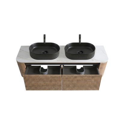 Erba 60 Inch Bathroom Vanity with Sink in Honey
