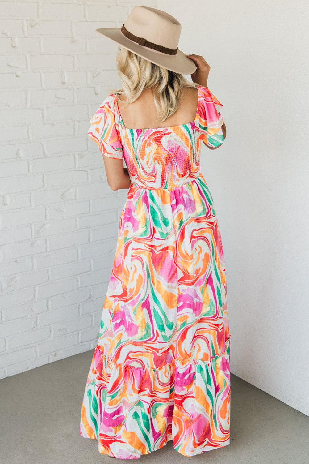 Avery Smocked Bust Maxi Dress