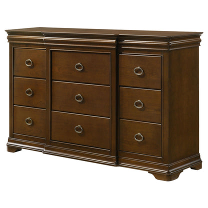 Garland 9-drawer Bedroom Dresser Cabinet Brown Cherry