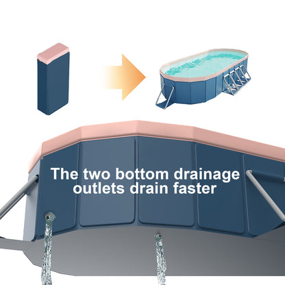 3.65m PVC Folding Pool – Not Inflatable