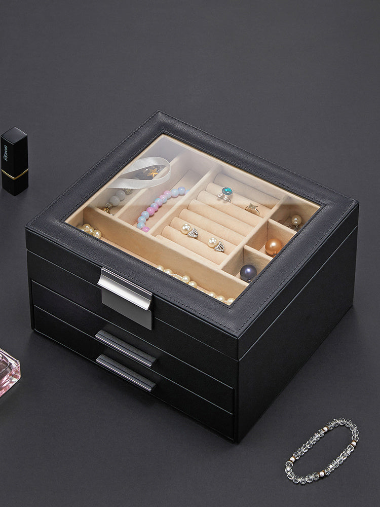 Drawer Type Jewelry  Large Capacity Storage Box Ring