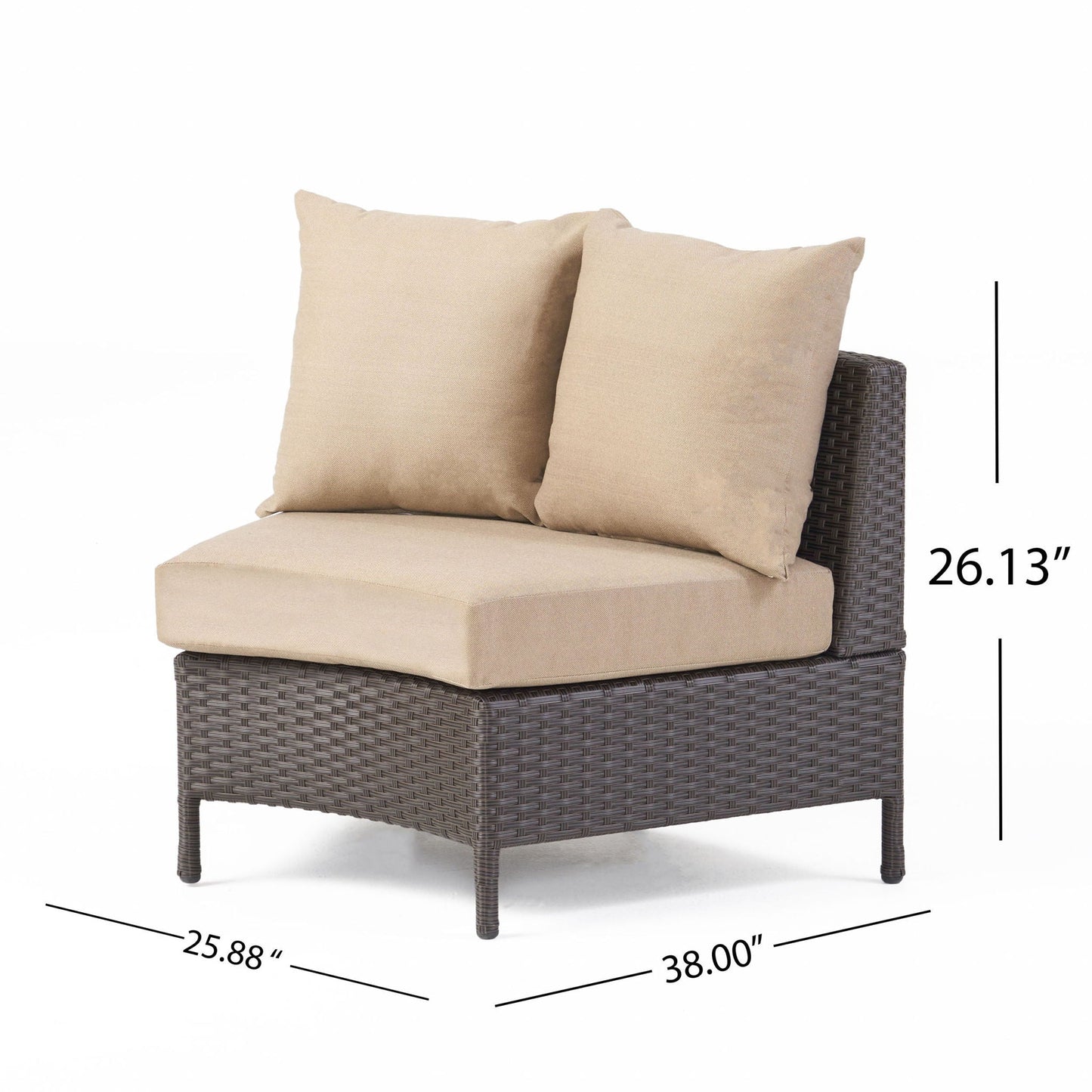 Pt Limon Modern Outdoor Single Sofa
