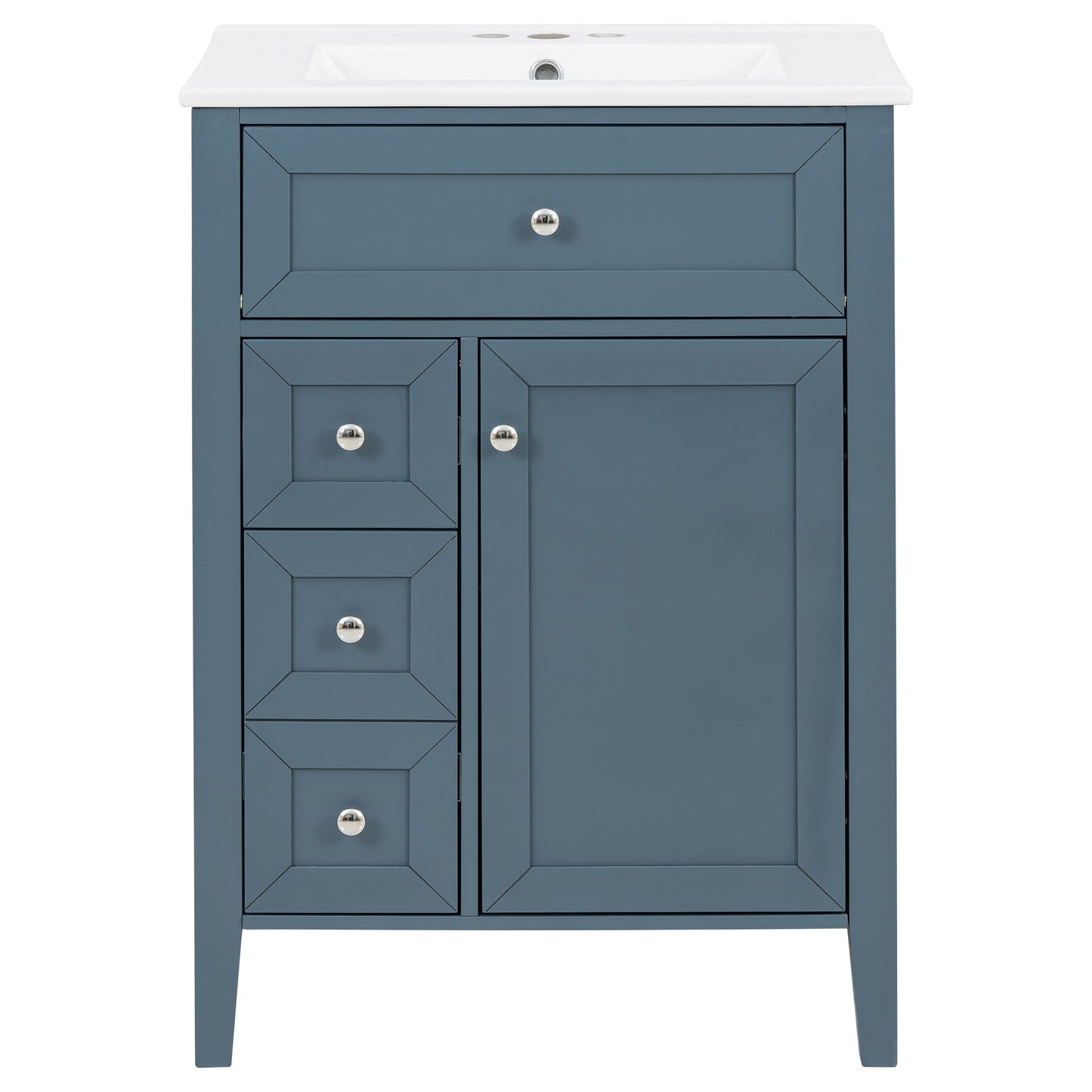 Bathroom Vanity With Sink, Soft Closing Cabinet