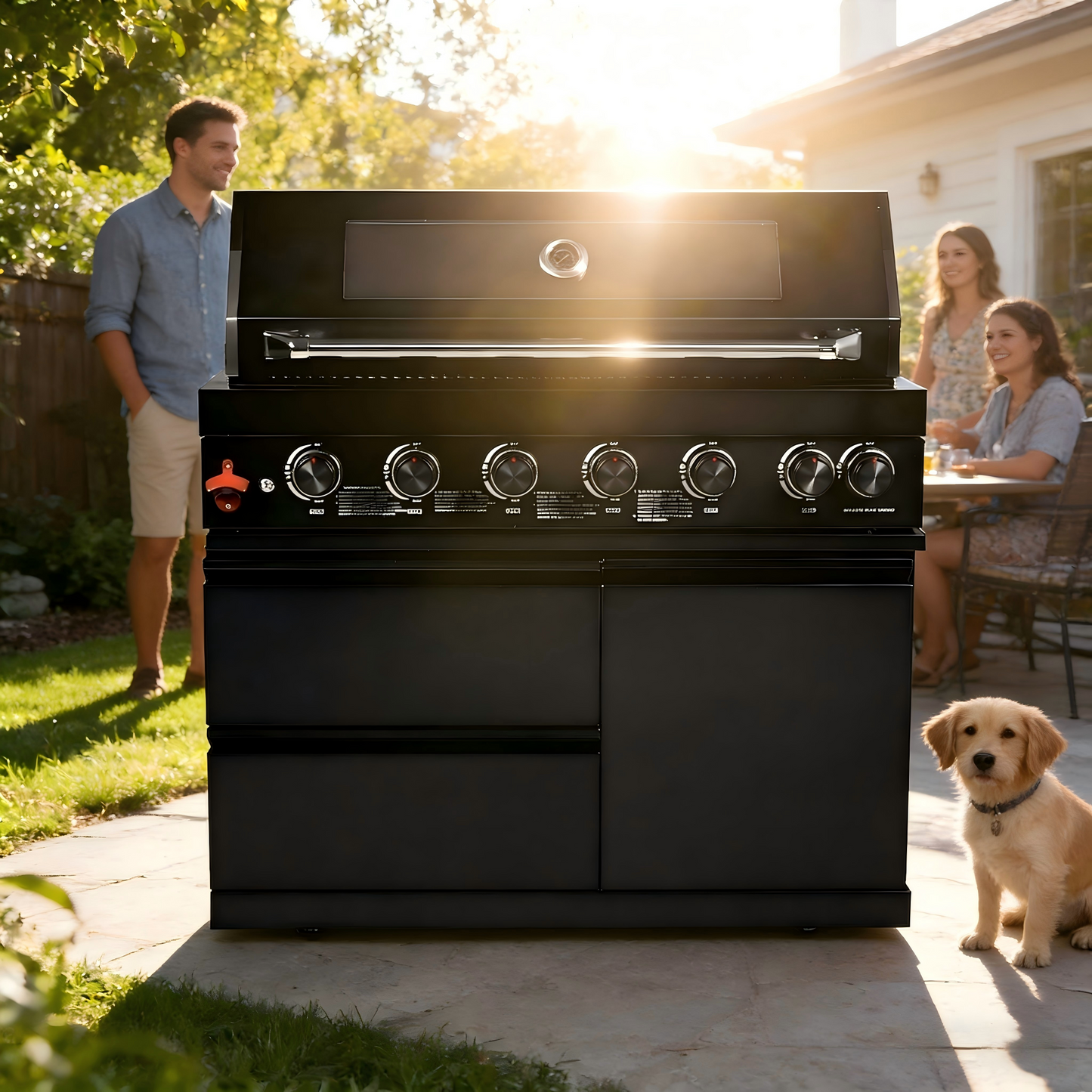 43-Inch Stainless Steel BBQ Grill