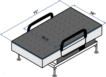 Adjustable Sleep To Stand Bed With Convenient Lift Assist