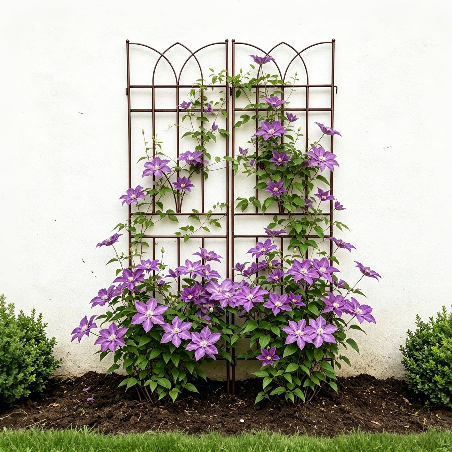 2 Pack Metal Garden Trellis
