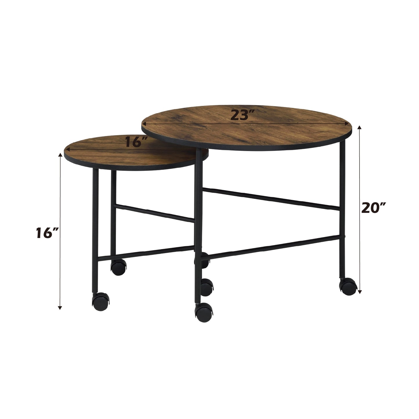 Oblis Vintage Nesting Tables (Set of 2)