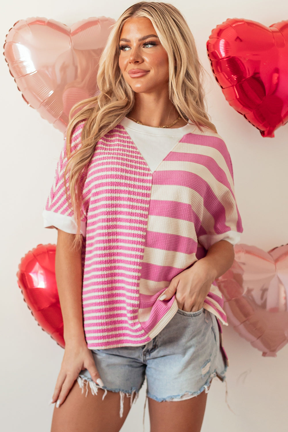 Miley High Low Loose Top