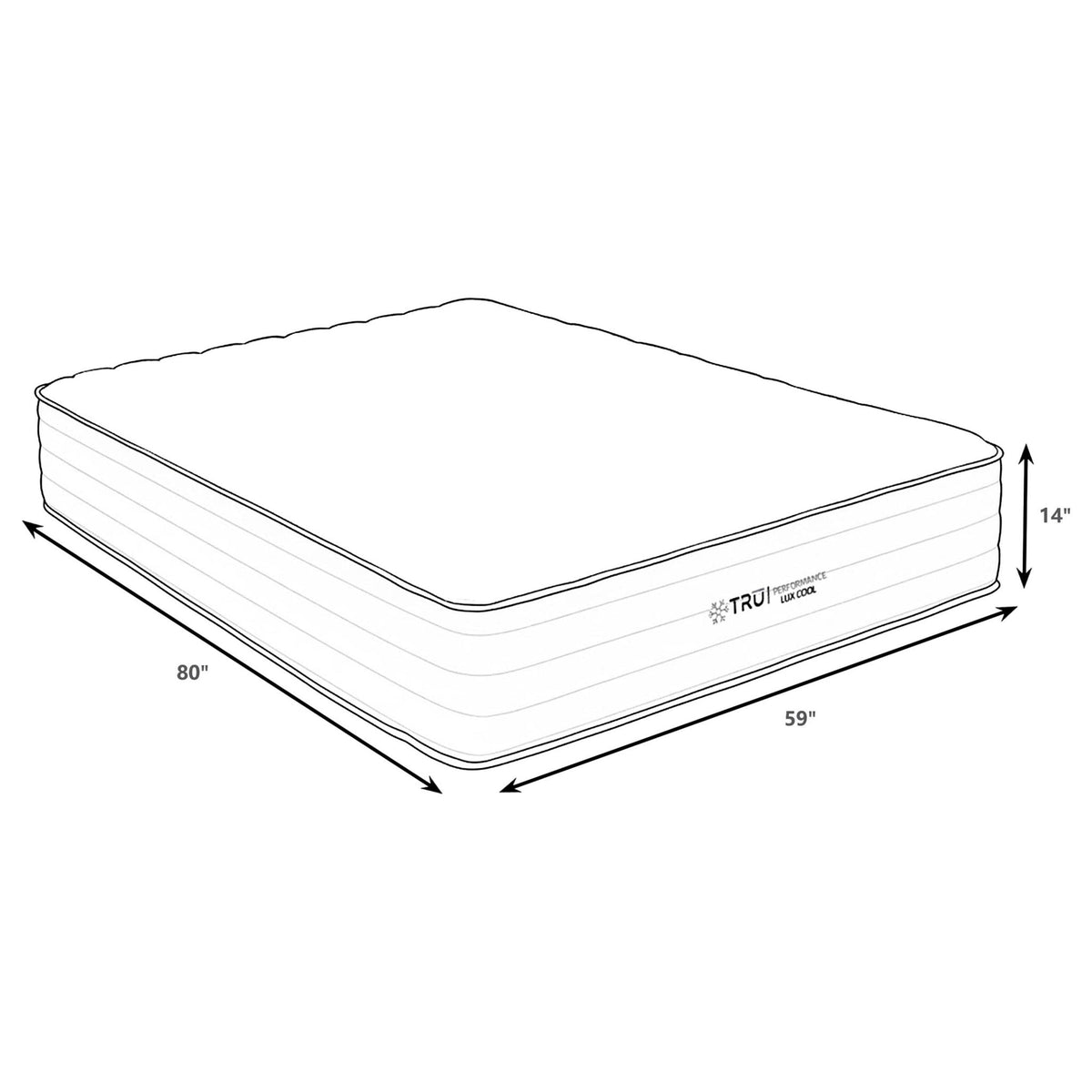 Montlake 14-inch Queen Cool Firm Memory Foam Hybrid Mattress