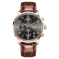 Multifunctional Calendar Leather Belt Waterproof Mens Business Mechanical Watch