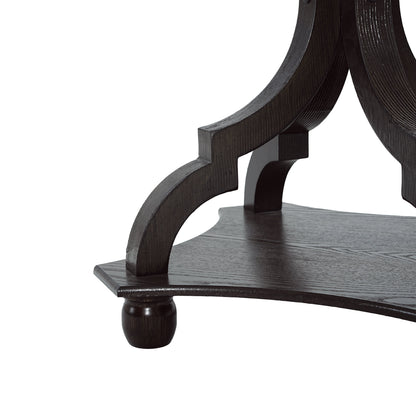 End Table (Natural + Black)