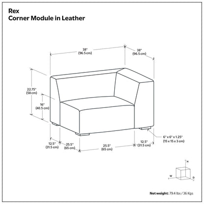 Rex - Corner Sofa Module