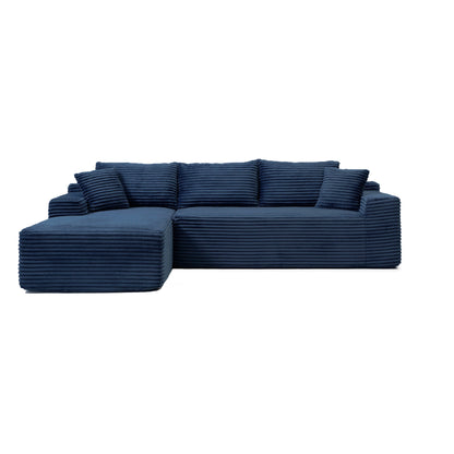 105'' Modular Sectional Sofa with Deep Seat and Chaise