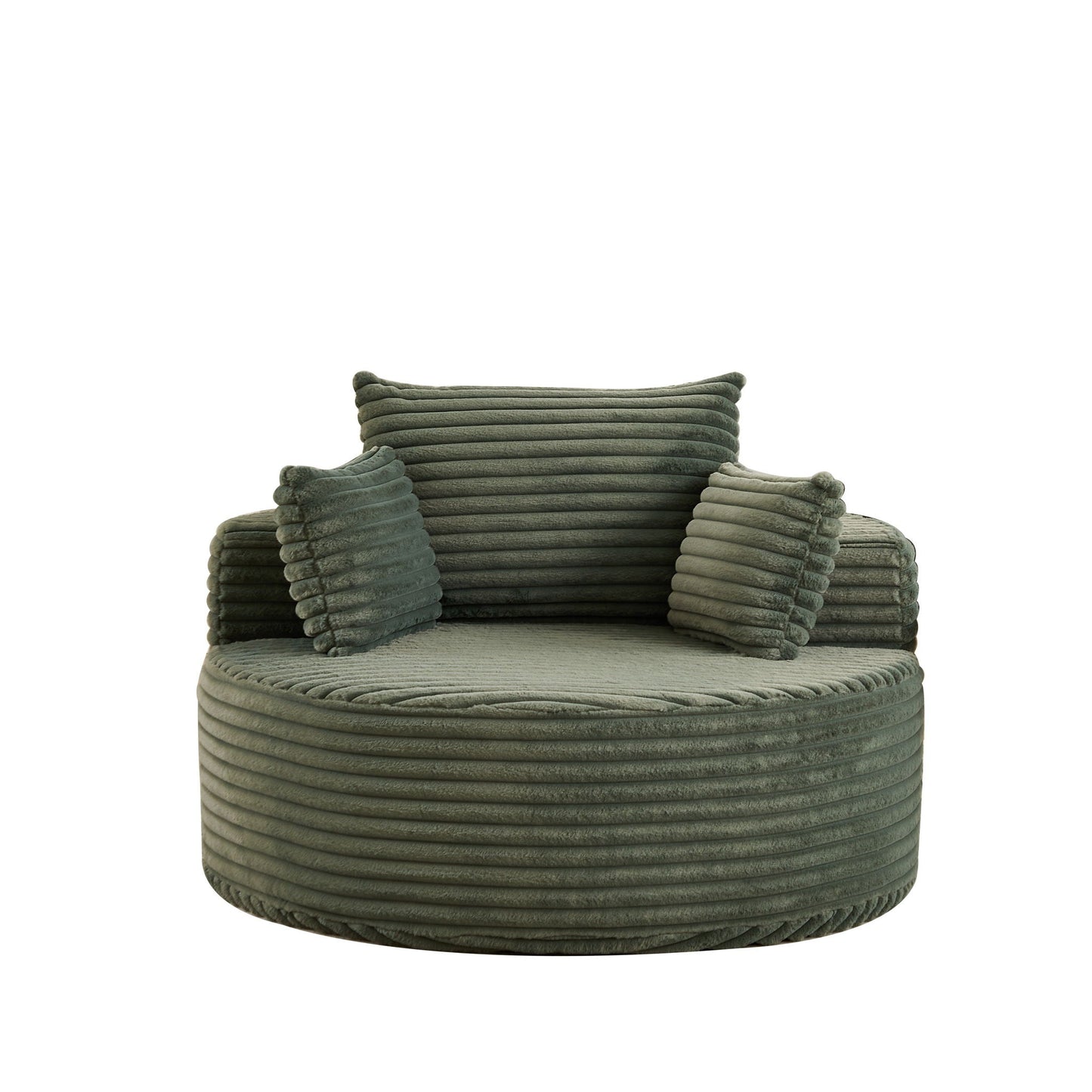 Modern Single Sofa With Backrest Pillow For Living Room