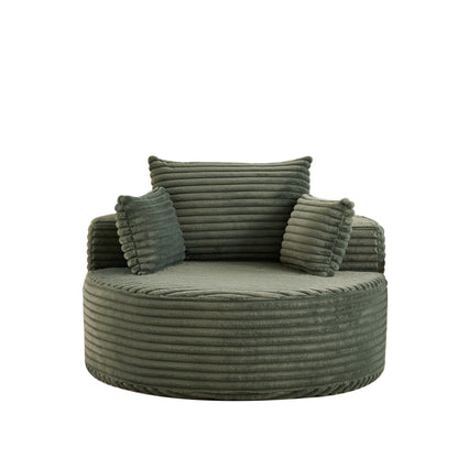 Modern Single Sofa With Backrest Pillow For Living Room