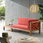 Brava X Back Corner Bench With Coffee Table