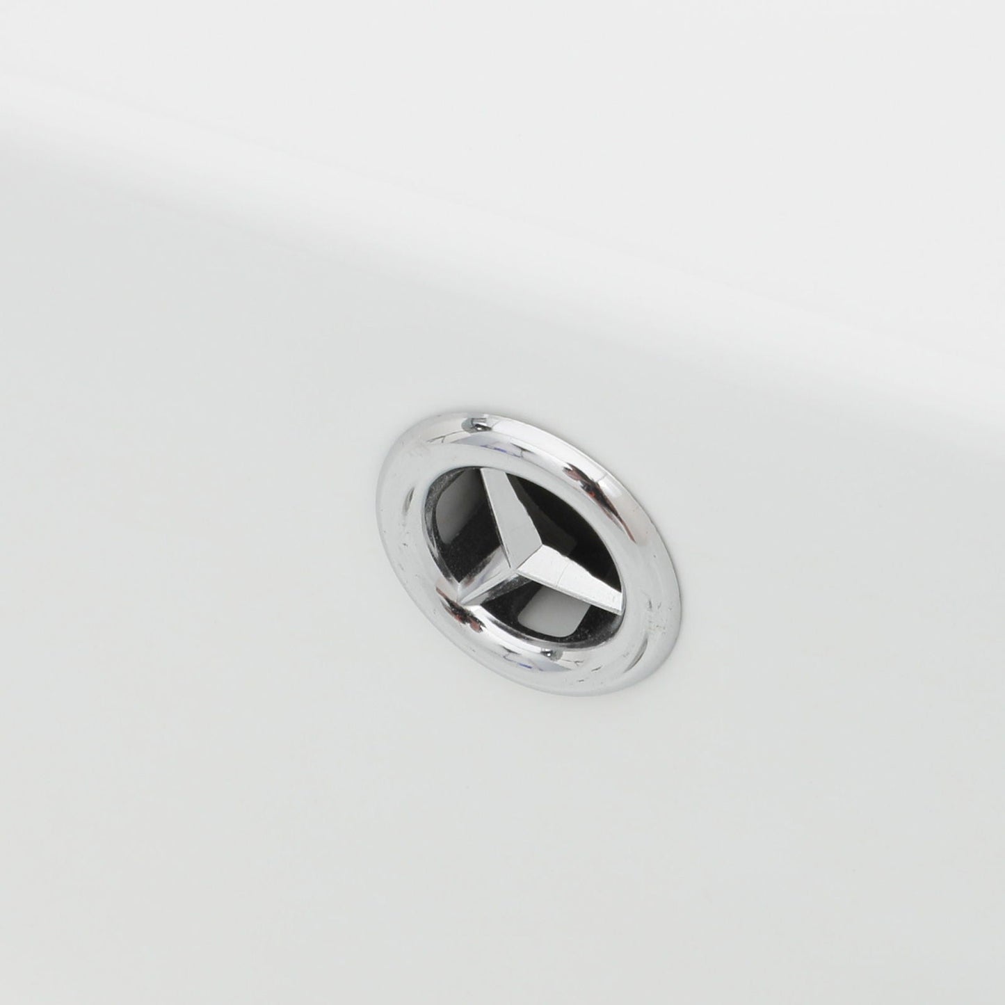 Wall Mounted Bathroom Sink With Towel Bar & Overflow - White / Black