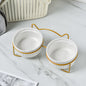 Protect Cervical Spine And High Feet Drinking Water Pet Bowl