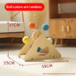Cat Scratching Board, Solid Wood Cat Turntable Toy, Hemp Rope Claw Sharpening Ball, Cat Self-Entertainment Toy, Cross-Border Pet Supplies