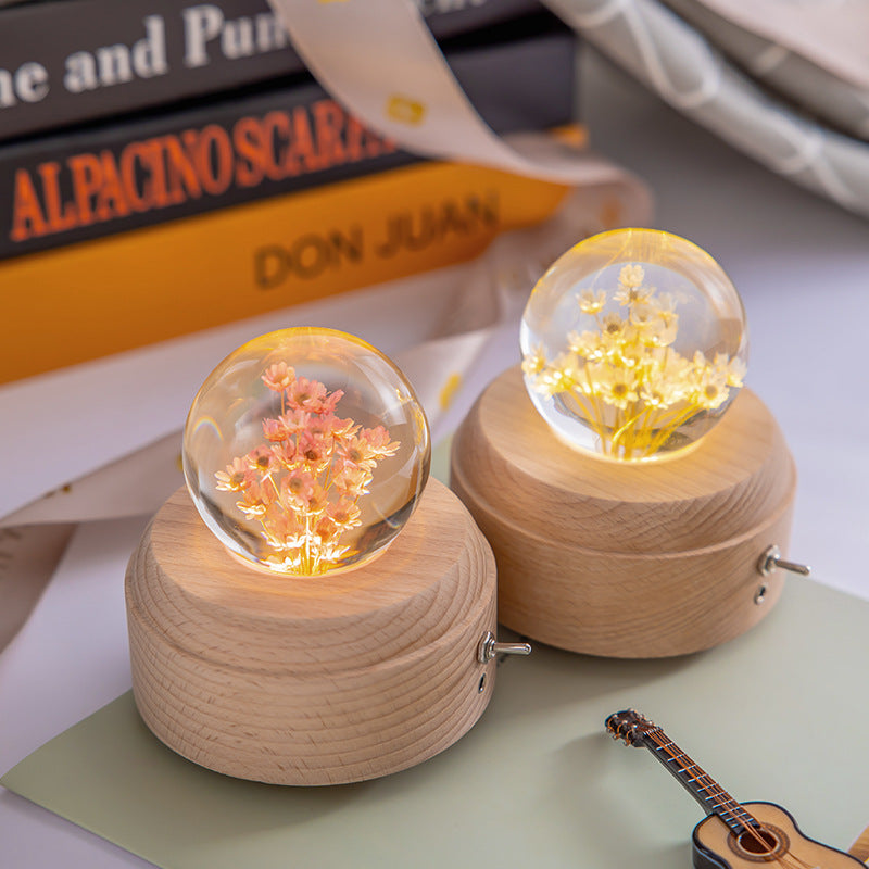 Crystal Ball Music Box Music Box Bluetooth