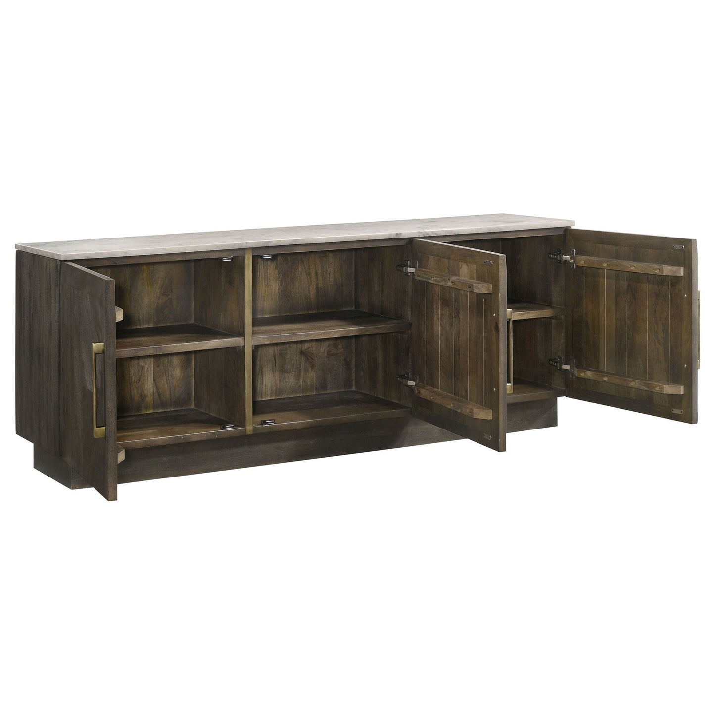 Metzger - 3 Door Sideboard Buffet - Gray