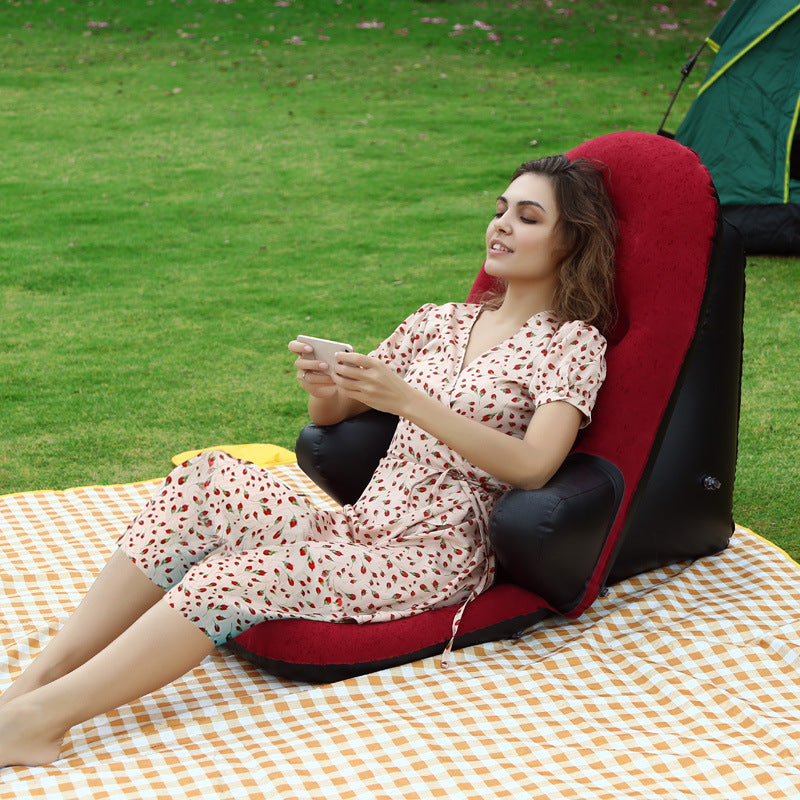 Camping Chair Beach Picnic Inflatable Sofa Lazy Ultralight Down