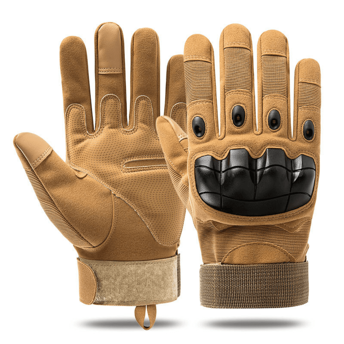 JupiterGear Tactical Military Airsoft Gloves for Outdoor Sports, Paintball, and Motorcycling with Touchscreen Fingertip Capability