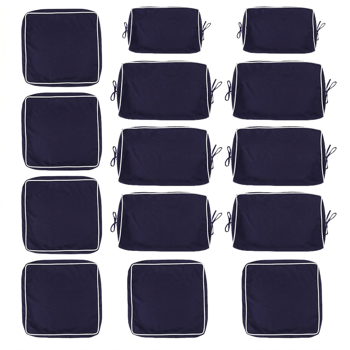 Cushion Covers for 7 Pcs Wicker Rattan Sectional Sofa